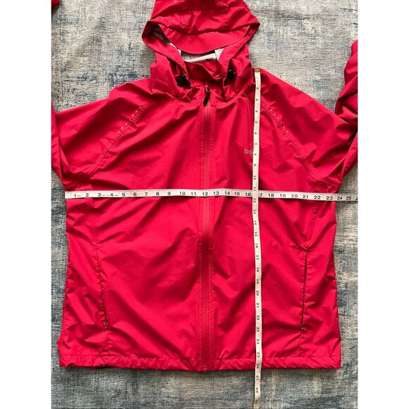Baleaf Rose Red Waterproof Cycling Rain Jacket W Hideaway Hood XL - Picture 8 of 9